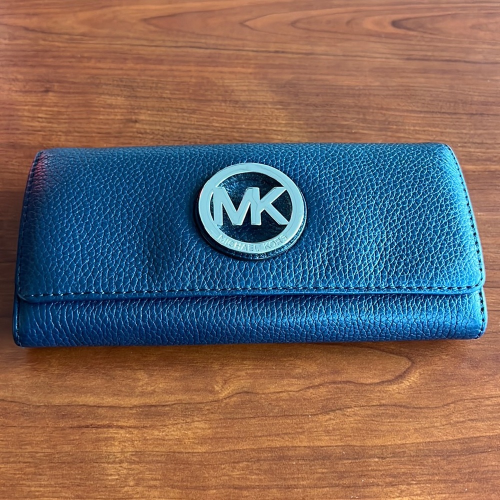 Navy MK wallet